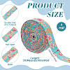 Cotton Flower Ribbon OCOR-WH0036-52A-2