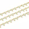 Handmade Glass Beaded Chains CHC-K008-B14-3