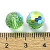 AB Color Plated Glass Beads EGLA-P059-02B-AB23-3
