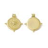 Rack Plating Brass Pendants KK-C007-25G-2