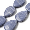 Synthetic Blue Lace Agate Beads Strands G-B071-G02-01-1