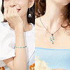 7 Strands 7 Styles Electroplate Glass Beads Strands EGLA-YW0003-94A-6