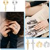 Unicraftale DIY Dagger Charm Cuff Ring Making Kit DIY-UN0003-66-6