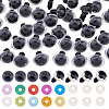 DICOSMETIC 80 Sets 10 Colors Plastic Doll Craft Eyes DIY-DC0002-38B-1