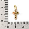 Rack Plating Brass Cubic Zirconia Pendants X-KK-G504-17G-3