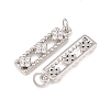 Brass Micro Pave Cubic Zirconia Pendants KK-Z146-30P-2