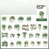 Potted Plant PET Stickers Set DIY-Z037-01F-1