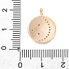 Brass Micro Pave Cubic Zirconia Pendants KK-D360-08G-3