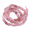 Natural Red Strawberry Quartz Beads Strands G-S363-048B-2