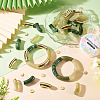 32Pcs 4 Colors Curved Tube Acrylic Beads DIY-TA0014-73-8