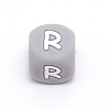 Silicone Alphabet Beads for Bracelet or Necklace Making SIL-TAC001-01A-R-1