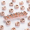 Brass Rhinestone Spacer Beads RB-A014-Z5mm-01RG-NF-1