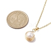 Natural Cultured Freshwater Pearl Pendant Necklaces NJEW-JN04685-4