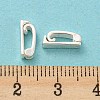 925 Sterling Silver Watch Band Fold Over Clasps with 925 Stamp STER-B002-04A-S-4