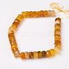 Natural Yellow Agate Beads Strands G-D169-03E-1