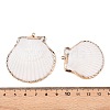 Natural Scallop Shell Pendants SSHEL-N038-14-3