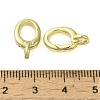 Brass Spring Gate Rings KK-B089-19G-3