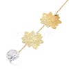 Faceted Glass Sun Catcher Pendant Decorations LS-AJEW-A037-07G-2