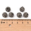 Polymer Clay Rhinestone Beads RB-C1438-10mm-A12-3