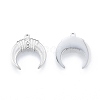 304 Stainless Steel Pendants STAS-N097-258P-1