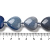 Dyed & Heated Natural Blue Aventurine Beads Strands G-C150-A23-01-5