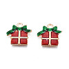 Christmas Alloy Enamel Pendants X-ENAM-Q442-58-2