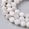 Natural White Crazy Lace Agate Beads Strands G-F668-03-6mm-3