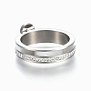 304 Stainless Steel Rings RJEW-E153-53G-19mm-3