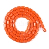 Opaque Glass Beads Strands GLAA-G112-04M-4