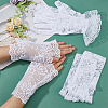 SUPERFINDINGS 3 Pairs 3 Style Flower Pattern Lace Gloves AJEW-FH0004-29-3