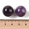 Natural Amethyst No Hole Sphere Beads G-K353-04D-03-3