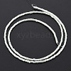 Glass Silk Stain Style Beads Strands GLAA-N047-001A-06-3