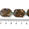 Natural Rhyolite Jasper Beads Strands G-B125-P09-01-4