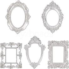 Fingerinspire 5Pcs 5 Style Retro Photo Frames AJEW-FG0001-45A