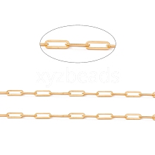 Ion Plating(IP) 304 Stainless Steel Paperclip Chains CHS-F017-02A-G