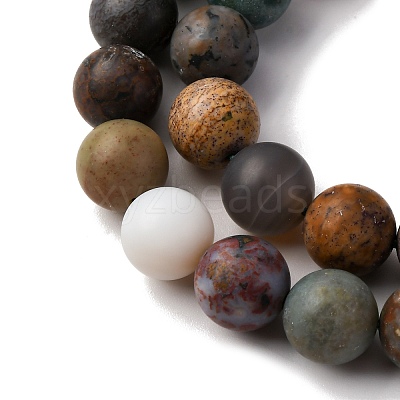 Natural Ocean Agate/Ocean Jasper Beads Strands G-G772-06-B-1
