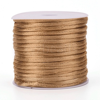 30M Nylon Satin Rattail Cords NWIR-YW0001-04-21-1