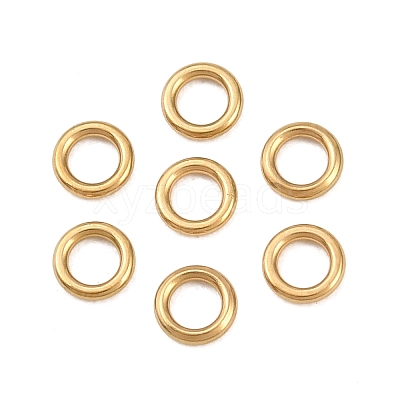Ion Plating(IP) 304 Stainless Steel Closed Jump Rings STAS-G393-06G-14-1
