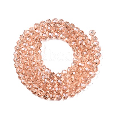 Electroplate Glass Beads Strands EGLA-A044-T4mm-A21-1