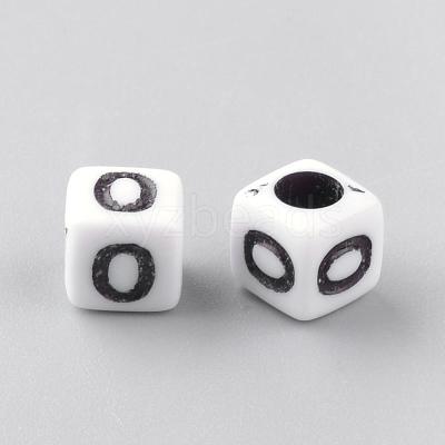 Opaque Acrylic Beads SACR-Q188-02O-1