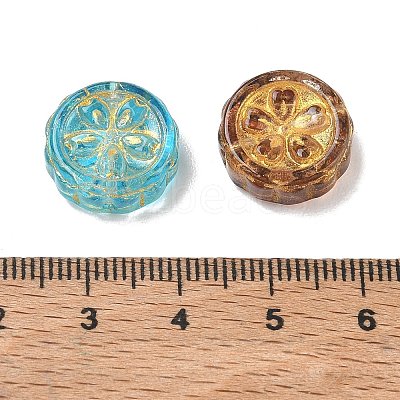 Baking Paint Transparent Glass Beads GL-CBA8D6A-06-1
