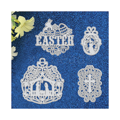 Easter Carbon Steel Cutting Dies Stencils DIY-DM0001-021-1