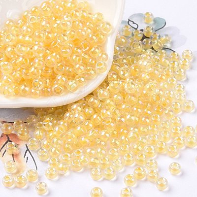 6/0 Glass Seed Beads SEED-T006-04F-09-1