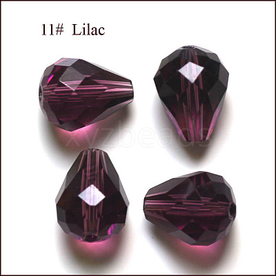 Imitation Austrian Crystal Beads SWAR-F062-10x8mm-11-1