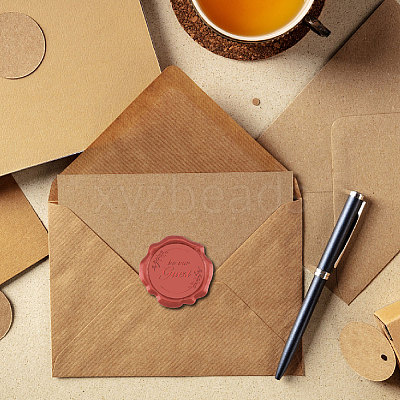 50Pcs Adhesive Wax Seal Stickers DIY-CP0010-16A-1