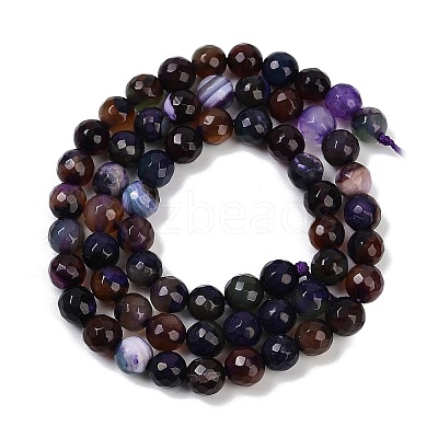 Natural Agate Beads Strands G-C082-A01-23-1