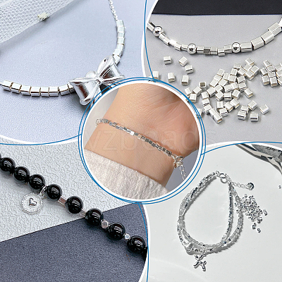 30Pcs 3 Styles 925 Sterling Silver Beads FIND-PH0023-40-1