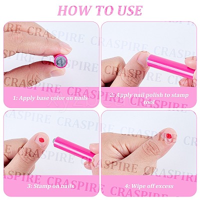 ABS Plastic Nail Art Stamp Pen Set TOOL-WH20005-20B-1