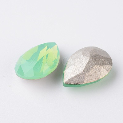 Faceted Teardrop K9 Glass Rhinestone Cabochons RGLA-I001-18x13mm-032-1