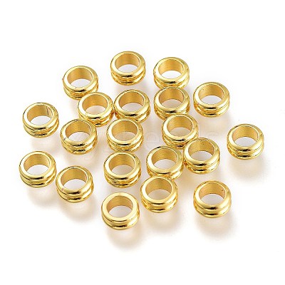 Brass Spacer Beads KK-P189-12G-1